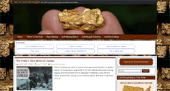 Desktop Screenshot of howtofindgoldnuggets.com